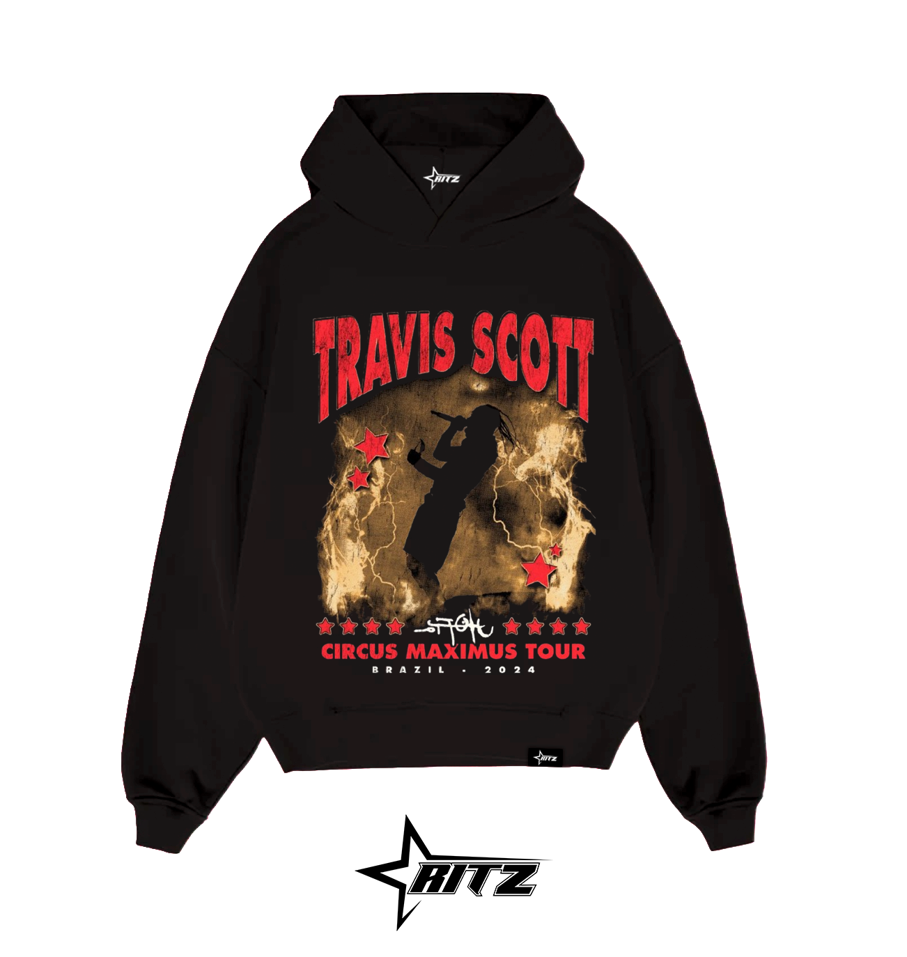 TRAVIS SCOTT (gradient outline  finish)